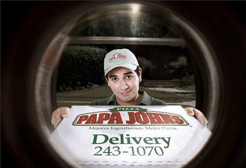 Papa Johns pizzas