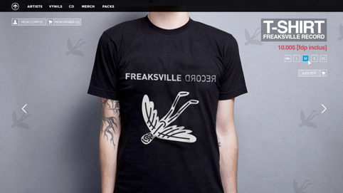 IdentitÃ© visuelle Freaksville Store