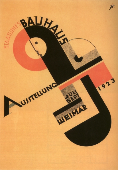 1923_Joost Schmidt_Poster_Bauhaus_Exhibition_Weimar_1923