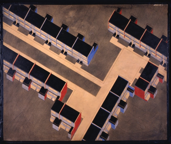 1926-1928_Walter Gropius_Row_houses_isometric_1926-1928