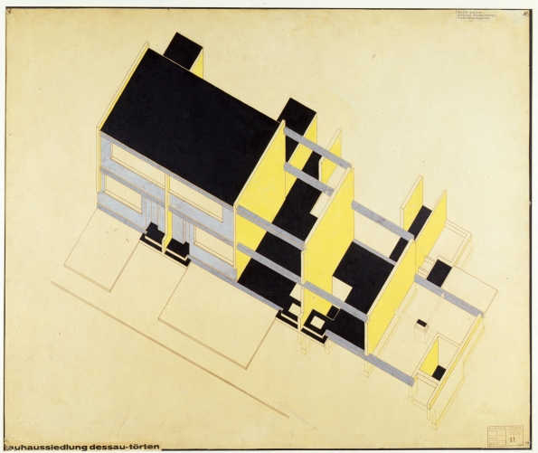 1926-1928_Walter_Gropius_Isometric_construction_scheme_1926-1928
