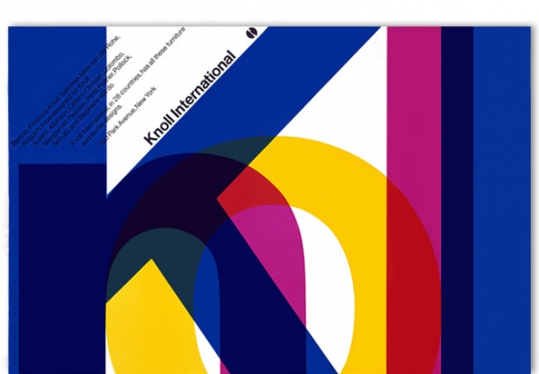 Vignelli_Associates_Knoll_International_poster_1966