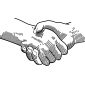 Clipart_Handshake_04
