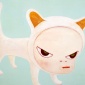 Yoshitomo_Nara_White_Riot_1995