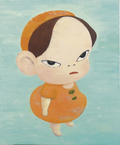 Yoshitomo_Nara_Yellow_in_Blue_1994