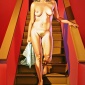 Mel_Ramos_Nude_Descending_a_Staircase_#2_2004