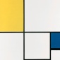 1932_Piet_Mondrian_Komposition_mit_Gelb_und_Blau_1932