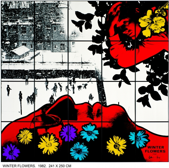 1982_Gilbert_and_George_Winter_flowers_1982
