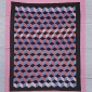 Amish Quilt, tumbling blocks (ca. 1915-1920)