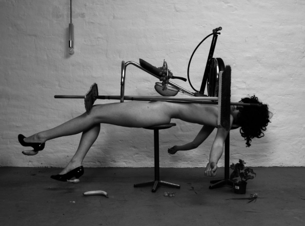 2007_Melanie Bonajo_Furniture_Bondage_Sara_2007